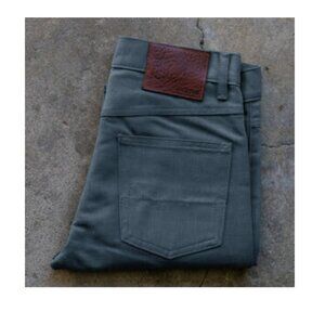 NWOT Gustin American Bedford 5 Pocket, Slate Blue, 32" Waist Skinny Cord Pant